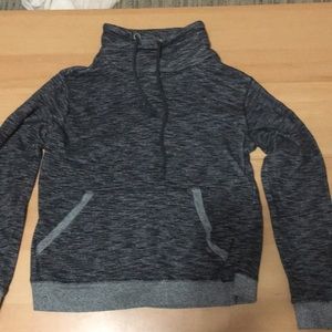 Carbon Cowl Neck Sweatshirt